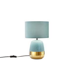 Lampada da tavolo E27 blu e...