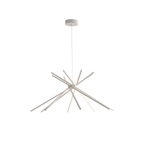 Sospensione LED 56W 4000K SHANGHAI Bianco e Nero - Luce Ambiente e Design
