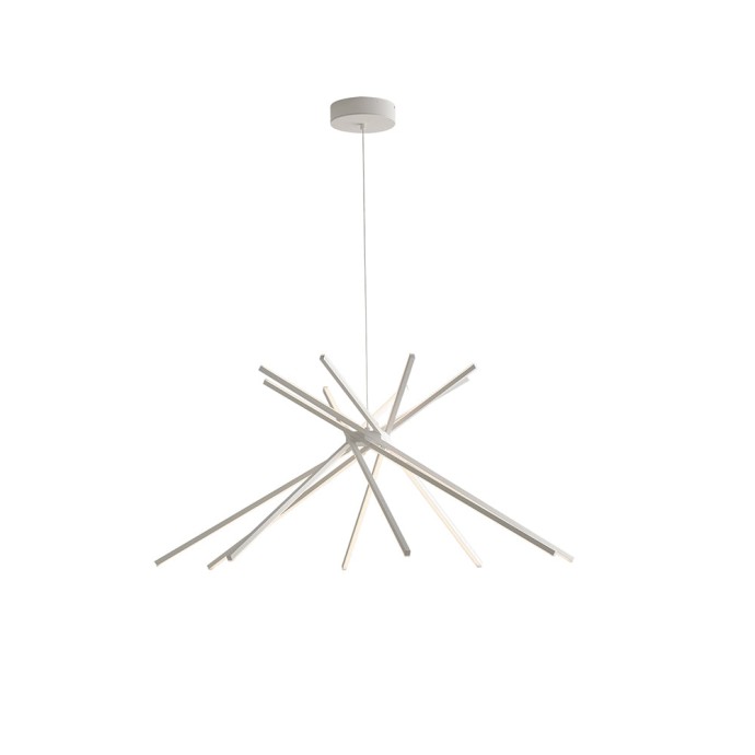 Sospensione LED 56W 4000K SHANGHAI Bianco e Nero - Luce Ambiente e Design