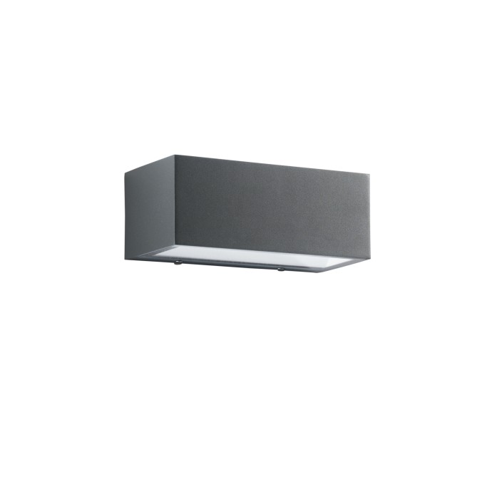 Applique LED da esterno 18W CCT 3000-4000K IP54 TWIN Antracite e Bianco - Intec