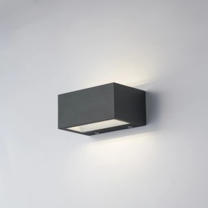 Applique da esterno LED 12W 3000-4000K IP54 TWIN Antracite e Bianco - Intec - foto 2