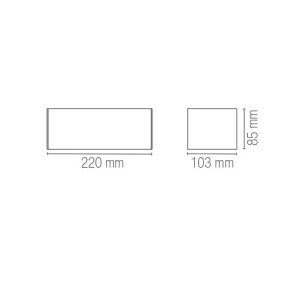 Applique da esterno LED 35W CCT IP54 Antracite e Bianco - Intec - foto 6