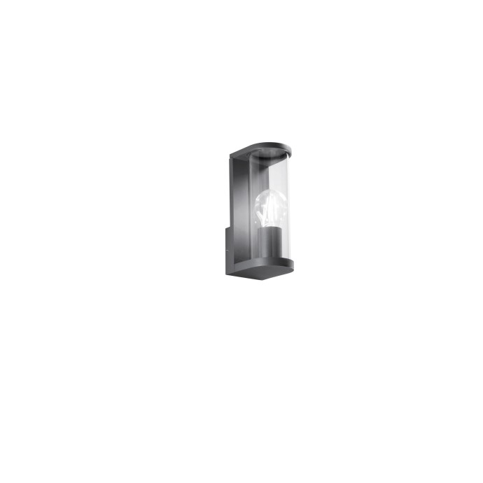 Applique da esterno E27 1 luce ROSEN Antracite e Bianco - Intec