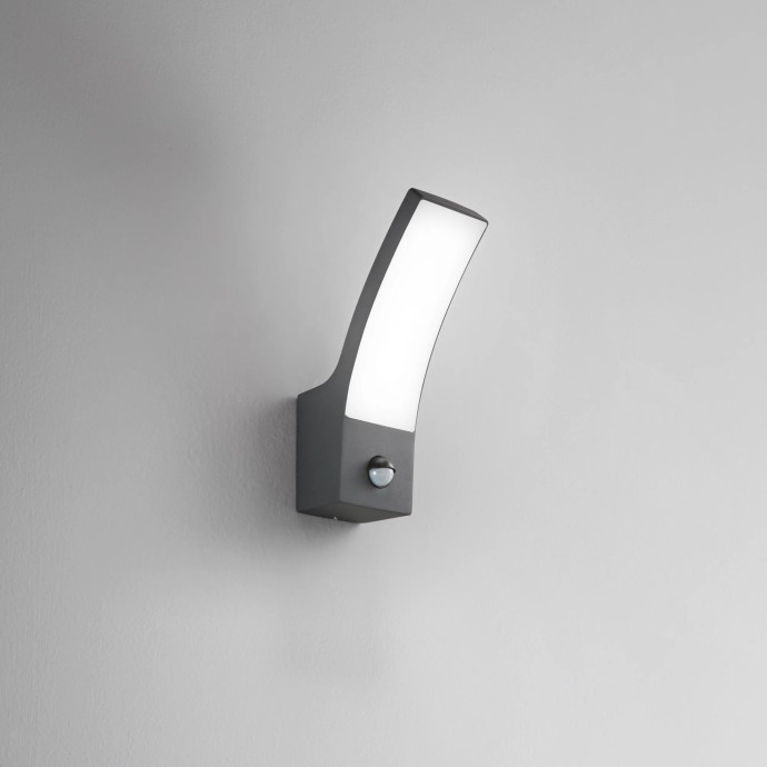 Applique LED da esterno CCT 12W IP65 SAIL Antracite e Bianco - Intec