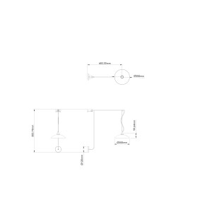 Applique da interno E27 1 luce ELDORADO Bianco, Bronzo e Nero - Luce Ambiente e Design - foto 3