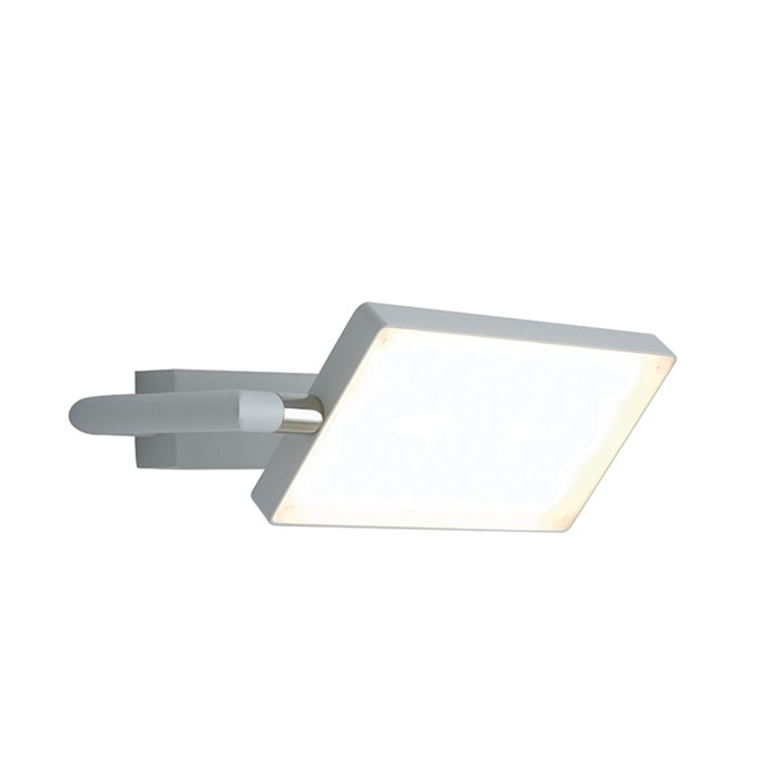 Applique LED 18W 3000K con diffusore orientabile Bianco, Grigio e Nero - Luce Ambiente e Design