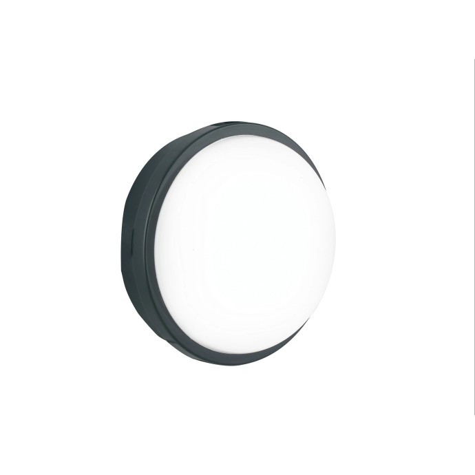 Plafoniera LED da esterno 20W 4000K IP65 Antracite e Bianco - Intec