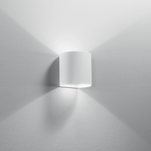 Applique LED da esterno CCT 3000/4000K IP54 GOLF Bianco e Nero - Intec - foto 5
