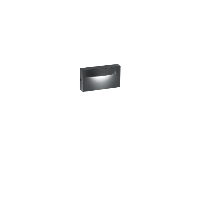 Applique da esterno LED 8W 3000K IP65 MOBULA Antracite, Bianco e Bronzo - Intec