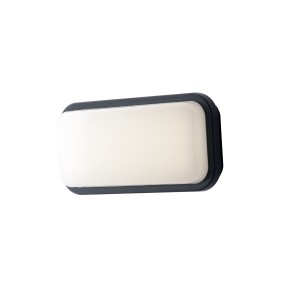 Plafoniera da esterno LED 20W CCT IP65 SHELLY Antracite e Bianco - Intec - foto 4