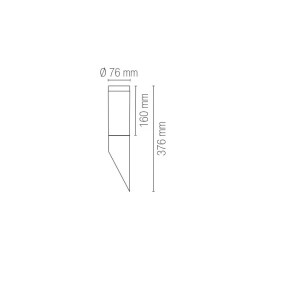 Applique da esterno IP44 E27 TOKYO Antracite, Bianco e Bronzo - Intec - foto 4