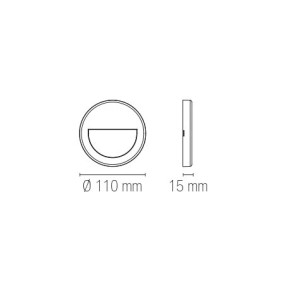 Applique da esterno LED 3W CCT IP54 3000/3500/4000K Antracite e Bianco - Intec - foto 5