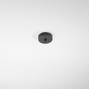 Rosone PIREX per sospensione 10 cm IP20 Nero e Oro - Luce Ambiente e Design - foto 2