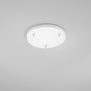 Rosone PIREX 3 luci 30 cm metallo IP20 Bianco e Nero - Luce Ambiente e Design - foto 2