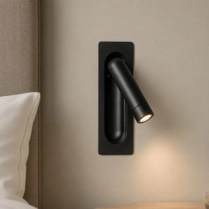 Applique da interno LED 3W 3000K DEFOE Bianco e Nero - Luce Ambiente e Design - foto 3