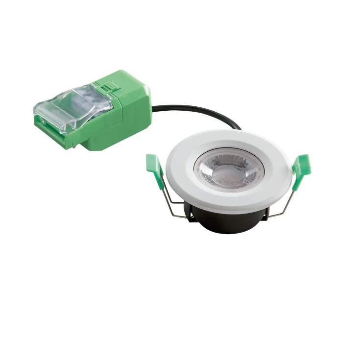 Faretto da incasso LED integrato 4-6W CCT satinato Bianco e Nero - Intec