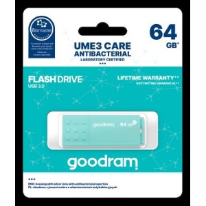 Pendrive GoodRAM 64GB UME3 CARE - ANTIBATTERICA - USB 3.0