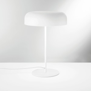 Lampada da tavolo E14 2 luci in metallo IP20 Bianco, Nero e Oro - Luce Ambiente e Design - foto 2