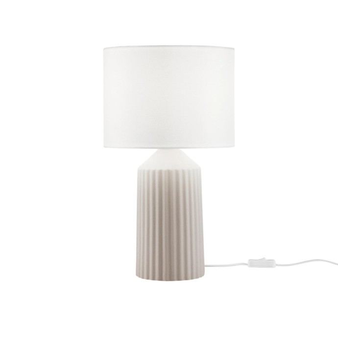 Lampada da tavolo E27 1 luce Sahara Beige e Verde - Luce Ambiente e Design