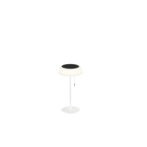 Lampada da tavolo solare ricaricabile LED 1,2W 3000K JIN Bianco e Nero - Intec - foto 5