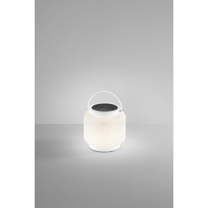 Lampada solare da esterno LED 1,2W 3000K IP54 ROBIN Bianco e Nero - Intec - foto 6