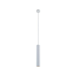 Sospensione cilindrica GU10 1 luce 30 cm IP20 FLUKE Bianco, Bronzo e Nero - Luce Ambiente e Design