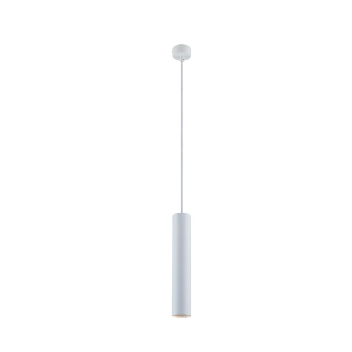 Sospensione cilindrica GU10 1 luce 30 cm IP20 FLUKE Bianco, Bronzo e Nero - Luce Ambiente e Design