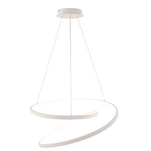 Sospensione LED 30W CCT Ø40cm LIEVE Bianco e Oro - Luce Ambiente e Design