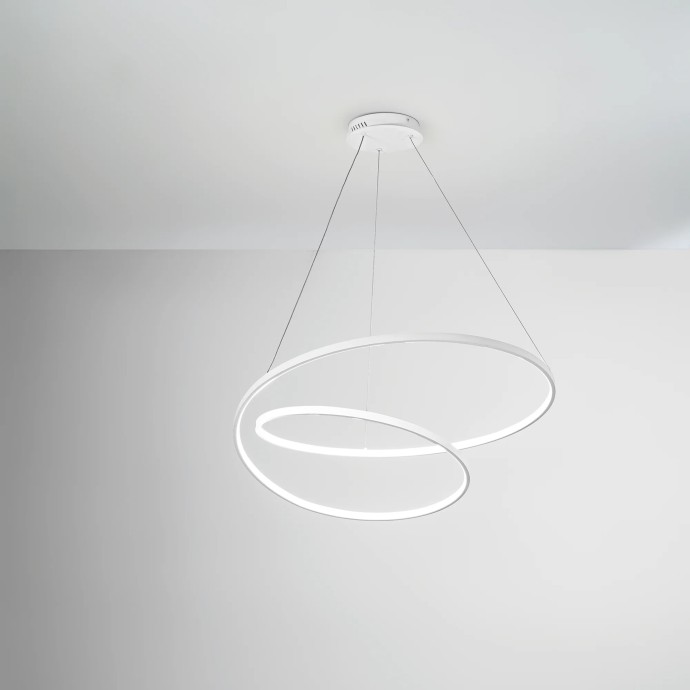 Sospensione LED CCT 60W LIEVE Bianco, Nero e Oro - Luce Ambiente e Design
