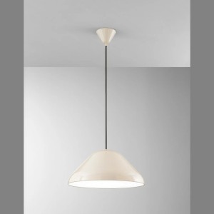 Lampada a sospensione E27 Beige e Nero - Luce Ambiente e Design - foto 2