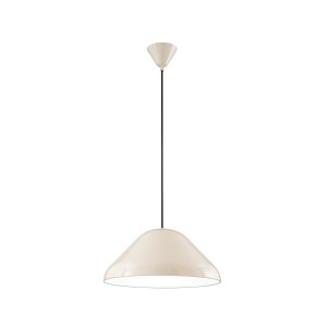 Lampada a sospensione E27 Beige e Nero - Luce Ambiente e Design