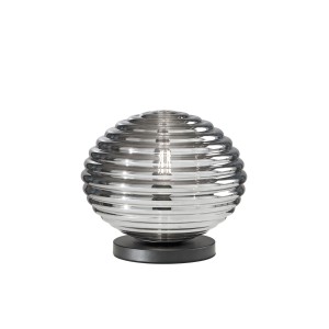 Lampada da tavolo E27 Ø32 cm RIPPLE Nero e Oro - Luce Ambiente e Design