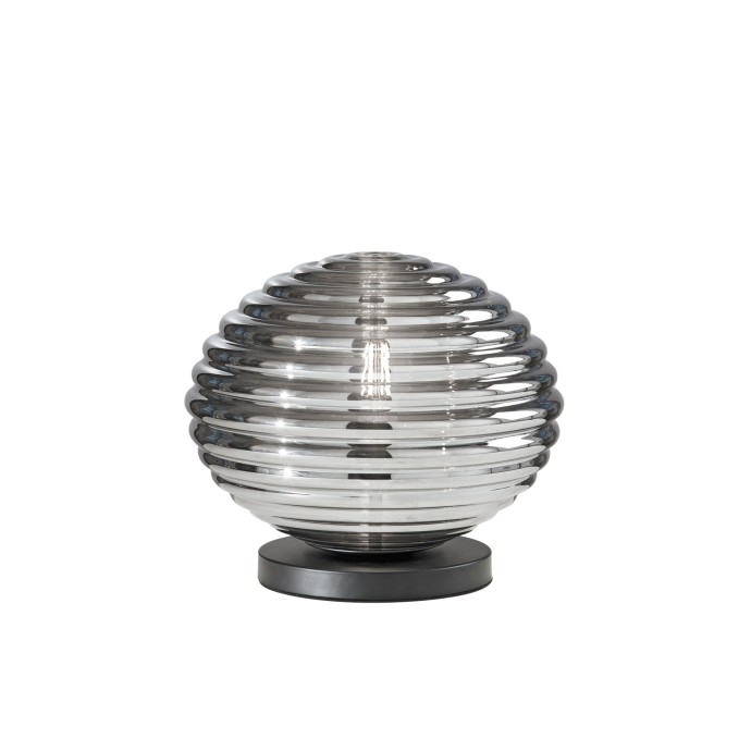 Lampada da tavolo E27 Ø32 cm RIPPLE Nero e Oro - Luce Ambiente e Design