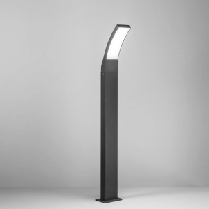 Paletto da esterno LED 12W CCT 3000-4000K IP65 Antracite e Bianco - Intec - foto 2