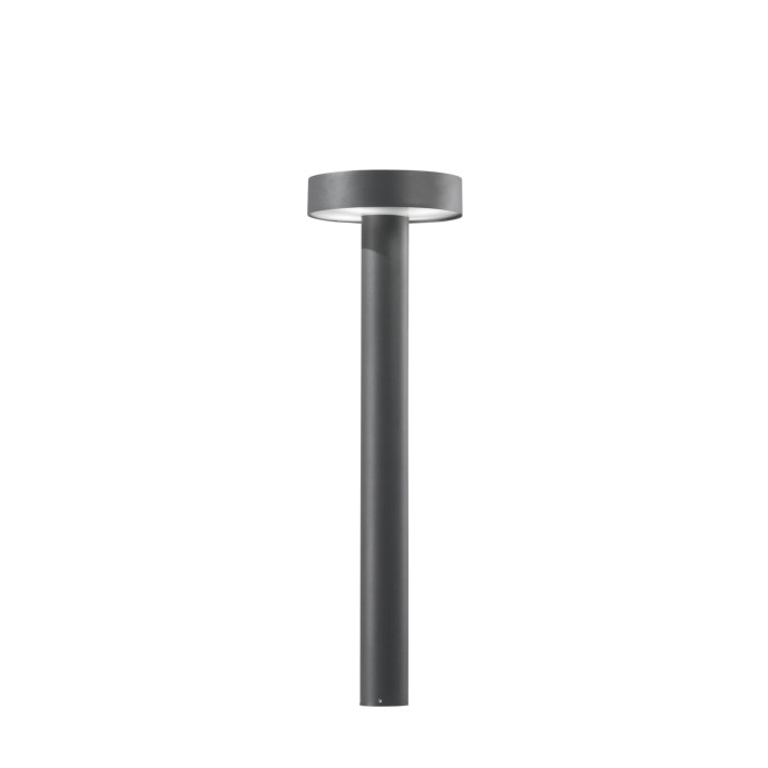 Palo da esterno 70cm IP65 G9 4 luci UNDERWOOD Antracite e Bronzo - Intec