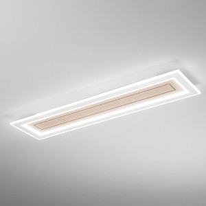 Plafoniera LED 39W 5500lm CCT Beige e Grigio - Intec