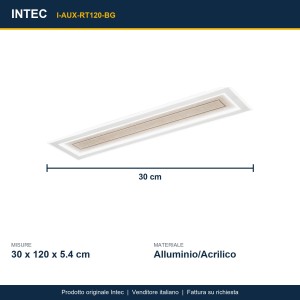 Plafoniera LED 39W 5500lm CCT Beige e Grigio - Intec - foto 3