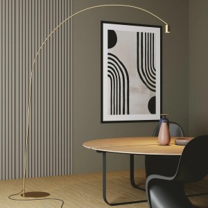 Piantana GU10 MAISON Bianco e Oro - Luce Ambiente e Design - foto 2