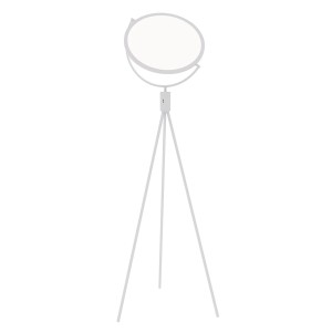 Piantana LED CCT 3000/4000/6500K RADAR Bianco e Nero - Luce Ambiente e Design
