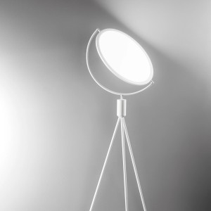 Piantana LED CCT 3000/4000/6500K RADAR Bianco e Nero - Luce Ambiente e Design - foto 2