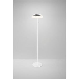 Piantana solare da esterno LED 3W 3000K IP54 JIN Bianco e Nero - Intec - foto 6
