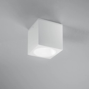 Plafoniera da esterno quadrata IP54 E27 CITIZEN Bianco, Bronzo e Nero - Intec - foto 2