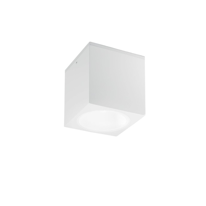 Plafoniera da esterno quadrata IP54 E27 CITIZEN Bianco, Bronzo e Nero - Intec