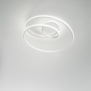 Plafoniera LED CCT 40W 3000/4000/6500K Bianco, Nero e Oro - Luce Ambiente e Design - foto 3