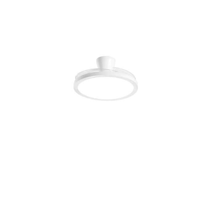 Plafoniera con ventilatore LED 46, 3000-4000-65000K CONDOR Bianco e Nero - Intec