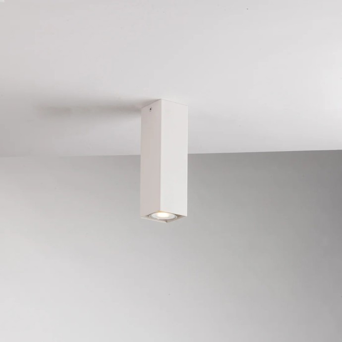 Plafoniera GU10 IP20 1 luce FLUKE Bianco, Bronzo e Nero - Luce Ambiente e Design