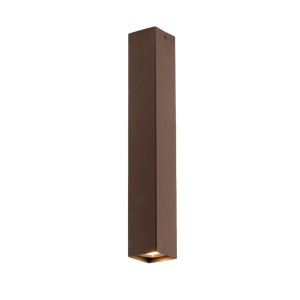 Plafoniera quadrata GU10 40 cm IP20 FLUKE Bronzo e Nero - Luce Ambiente e Design