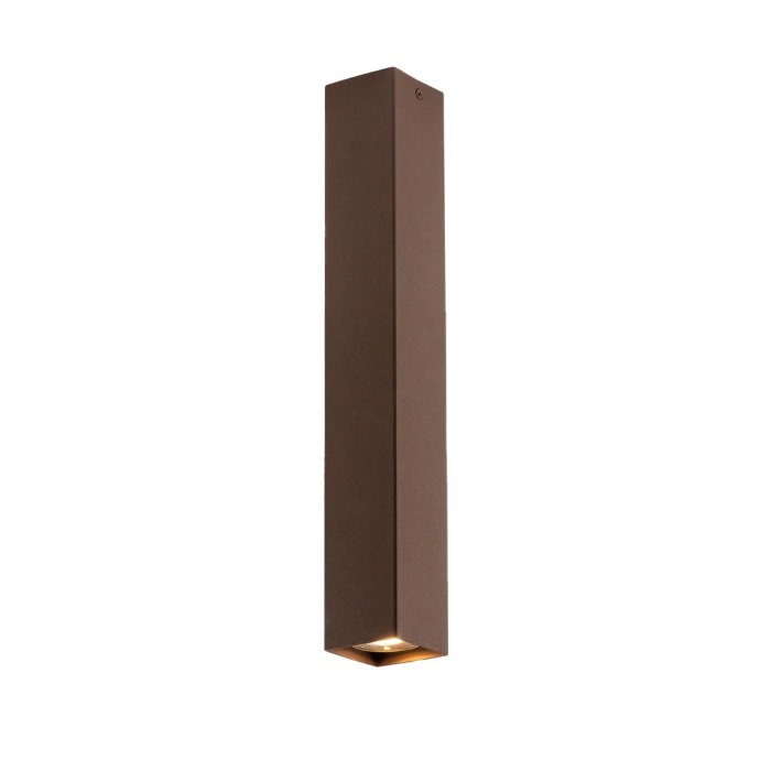 Plafoniera quadrata GU10 40 cm IP20 FLUKE Bronzo e Nero - Luce Ambiente e Design