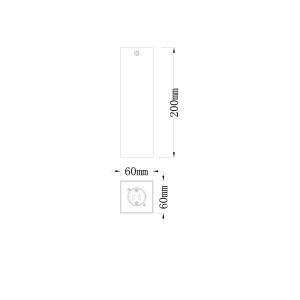 Plafoniera quadrata GU10 40 cm IP20 FLUKE Bronzo e Nero - Luce Ambiente e Design - foto 3