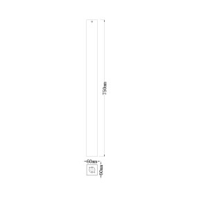 Plafoniera quadrata GU10 40 cm IP20 FLUKE Bronzo e Nero - Luce Ambiente e Design - foto 5